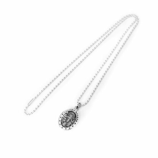 OVAL ANGEL MEDALLION CHARM