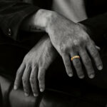 22K GOLD CH PLUS BAND RING 3
