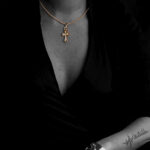 22K GOLD CROSS BABY FAT CHARM 2@2x
