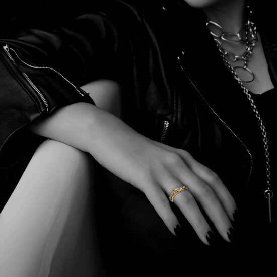 22K GOLD SBT BAND RING (MADE TO ORDER) 2