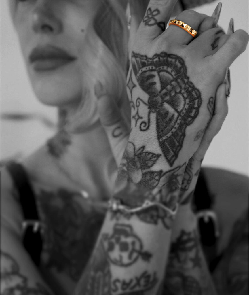 22K GOLD TRUE FUCKING PUNK RING 2@2x