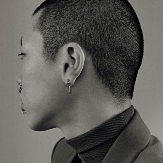 CH LOGO DROP EARRINGS