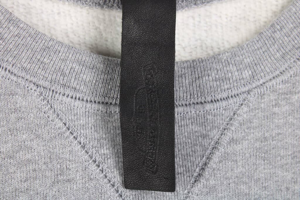 Chrome Hearts Leather Cross Patch Sweatshirt