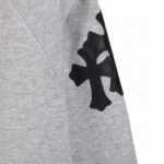 Chrome Hearts Leather Cross Patch Sweatshirt