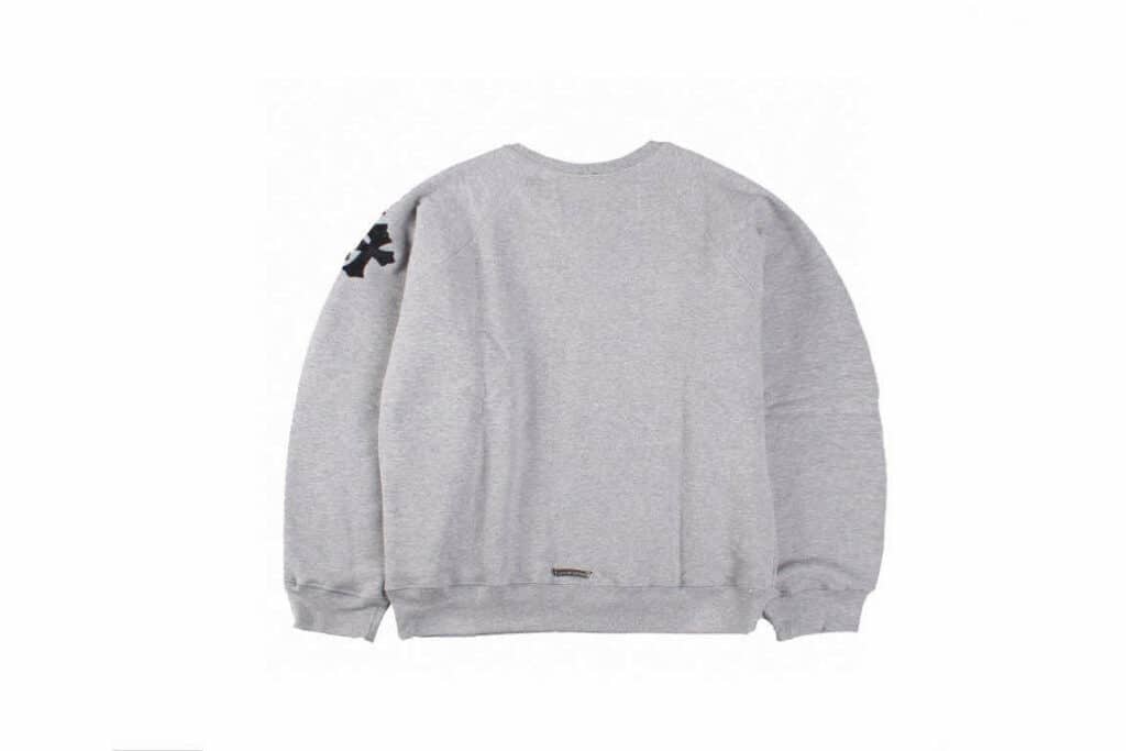 Chrome Hearts Leather Cross Patch Sweatshirt