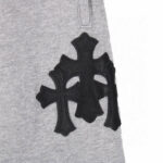 Chrome Hearts Leather Cross Patch Sweatpants