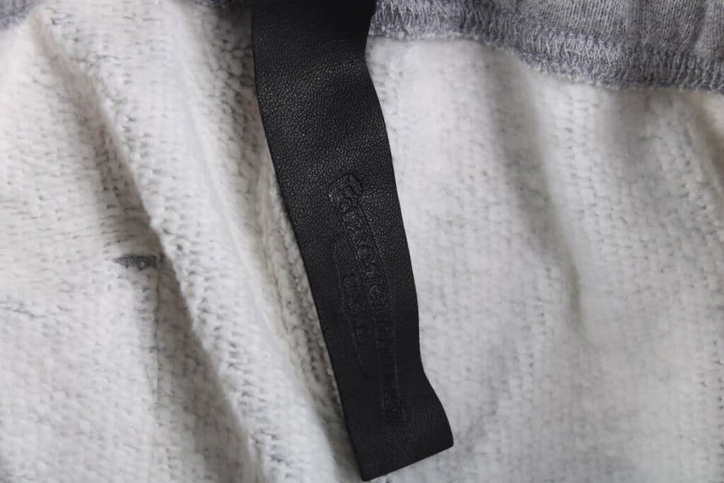 Chrome Hearts Leather Cross Patch Sweatpants
