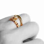 CHROME HEARTS GOLD RINGS