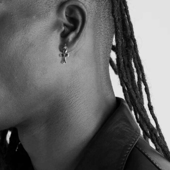 CROSS BABYFAT DROP EARRINGS 2