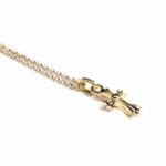 22K GOLD CROSS BABY FAT CHARM