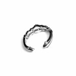 DOUBLE FLORAL CROSS RING