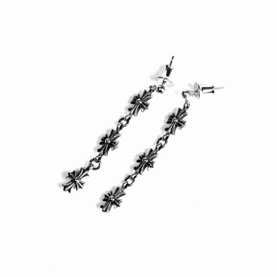3 DROP CROSS EARRING