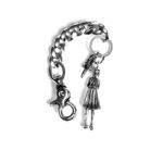 9 LINK KEY CHAIN WITH FOTI SKIPPY AND DAGGER KEY RING