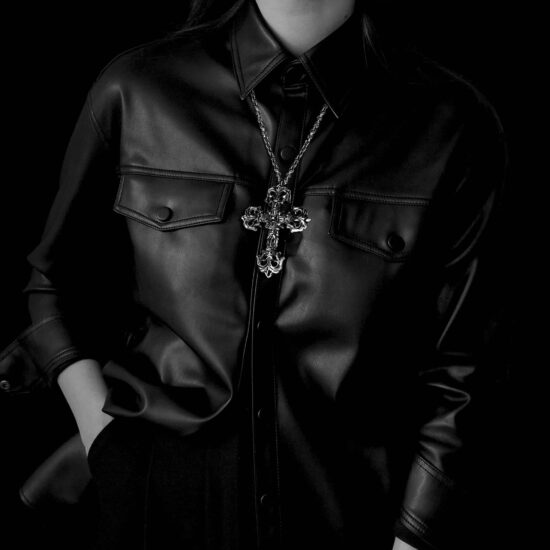 LARGE FILIGREE CROSS PENDANT 2
